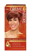Agente de coloração de cabelo Creme of Nature Exotic Shine 7.64 Bronze