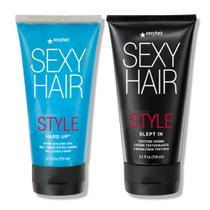 Agente de modelagem de cabelo SexyHair Hard Up & Slept In Gel Crème 150ml Agente de modelagem de cabelo SexyHair Hard Up & Slept In Gel Crème 150ml