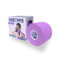 Agetape Kinesiology Tape 5cm X 5m - Lilás Agetape Kinesiology Tape 5cm X 5m - Lilás