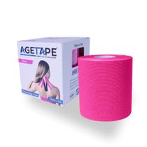 Agetape Kinesiology Tape 7,5cm X 5m - Rosa Agetape Kinesiology Tape 7,5cm X 5m - Rosa