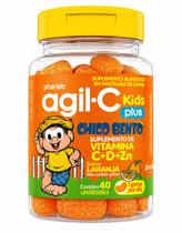 Agil-C Kids Plus Chico Bento Sabor Laranja 40 Gomas Pharlab Agil-C Kids Plus Chico Bento Sabor Laranja 40 Gomas Pharlab