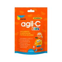 Agil C Kids Sabor Laranja 25 Pastilhas de Goma