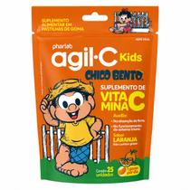 Agil-C Kids Vitamina C Sabor Laranja Com 25 Pastilhas Pharlab Agil-C Kids Vitamina C Sabor Laranja Com 25 Pastilhas Pharlab