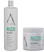 Agilise Kit Nutri Force Shampoo 1L E Máscara 500Gr Nutrição