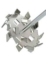 Agitador Ara S com 100mm, haste de 350mm, em aço inox 304L