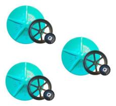 Agitador Batedor Suggar Lavamax Lavamatic com Cubo - Kit com 3 Peças