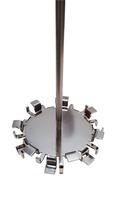 Agitador de Líquidos uAlph 200mm com haste de 350mm em aço inox 316L