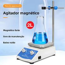 Agitador Magnético De Aquecimento Ajustável 1000ml, Misturador De Placa Quente De Laboratório