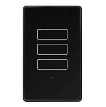 Agl interruptor inteligente touch wifi 3 teclas preto