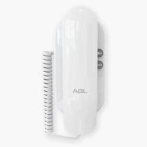 AGL S100 Interfone Residencial Slim com Abertura de Fechadura - Branco AGL S100 Interfone Residencial Slim com Abertura de Fechadura - Branco
