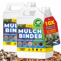 Aglutinante para cobertura morta JDiction 7,6 L, cola para cascalho 10X de alta resistência Aglutinante para cobertura morta JDiction 7,6 L, cola para cascalho 10X de alta resistência