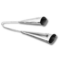 Agogô Duplo Aço Inox Profissional Com Baqueta Kuringa