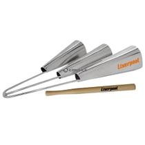 Agogo Triplo Liverpool AG-TRC Cromado Agogo Triplo Liverpool AG-TRC Cromado