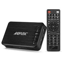 AGPTEK 1080P Media Player Leia placa USB/SD com hd HDMI/AV/VGA Saída para RMVB/ MKV /JPEG etc com controle remoto