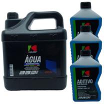 Agua 5L + 3 Aditivo Concentrado Long Life Azul 1L - Koube Agua 5L + 3 Aditivo Concentrado Long Life Azul 1L - Koube