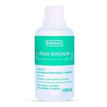 Água Boricada Solução 3% 100ML Farmax