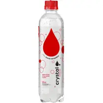 Água com Gás Saborizada Sabor Frutas Vermelhas Crystal 510ml