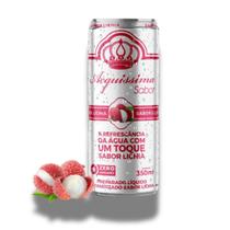 água com sabor lichia acquissima 350ml lata bebida zero açucar água com sabor lichia acquissima 350ml lata bebida zero açucar