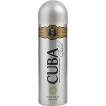 Água De Cheiro Masculina Cuba Gold Spray Corporal 195 Ml
