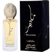 Água De Cheiro Unisex Lattafa Maahir Para O Cabelo 50 Ml Água De Cheiro Unisex Lattafa Maahir Para O Cabelo 50 Ml