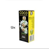 Água de Coco Coco Quadrado 200ml Caixa 9 Unidades Natural