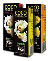 Água de Coco Coco Quadrado - Diversos 200ml - 20 unidades