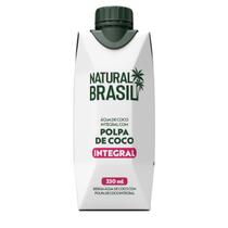 Água de Coco Integral c/ Polpa NATURAL BRASIL 330ml