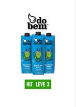 Agua de coco integral do bem 1l - kit 3 unidades
