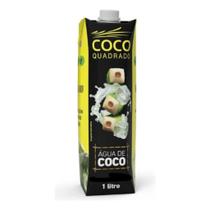 Água De Coco Quadrado Tradicional 1l Kit 4 Unidades