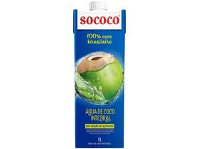 Água de Coco Sococo Integral 1L