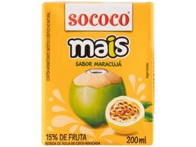 Água de Coco Sococo Mais Natural 200ml