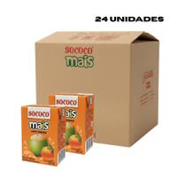 Água De Coco Sococo Mais Tangerina 200ml - CX Com 24UN Água De Coco Sococo Mais Tangerina 200ml - CX Com 24UN