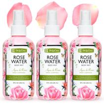 Água de rosas Body Mist De La Cruz 240 ml - Rosto, pele e cabelo