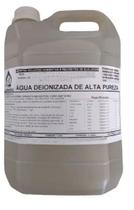 Água Deionizada, Desmineralizada Ultra Pura P/ Radiador, Metalização, Galvanoplastia, Baterias - 5 L