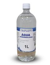 Água Desmineralizada 1 Litro Ultra Pura Uso Doméstico e Profissional