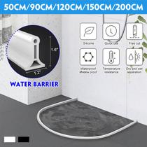 Água do banheiro do chuveiro Barreira 50-200 CM Dobrado sem silício w