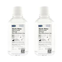 Água Estéril - Grau USP Ultra Pura - Livre de RNase/DNase/Endotoxinas, Água Deionizada Estéril 18,2 Mega Ohm-cm - 500 mL x2 (1000 mL total) Água Estéril - Grau USP Ultra Pura - Livre de RNase/DNase/Endotoxinas, Água Deionizada Estéril 18,2 Mega Ohm-cm - 500 mL x2 (1000 mL total)