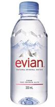 Agua Evian PET sem GAS 330ML Agua Evian PET sem GAS 330ML