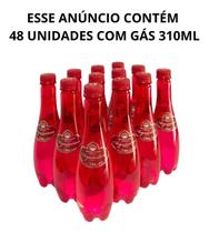 Água gaseificada acquissima 310ml garrafa rosa pack 48 unidades água ph alto 6,5