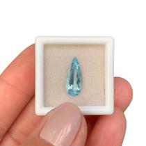 Água Marinha Azul Gota Lágrima 2,05ct