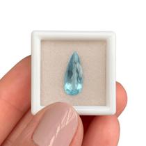 Água Marinha Azul Gota Lágrima 2,29ct