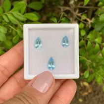 Água Marinha Azul Gota SET 3,27ct Água Marinha Azul Gota SET 3,27ct