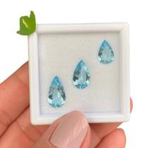 Água Marinha Azul Gota SET 4,84ct Água Marinha Azul Gota SET 4,84ct