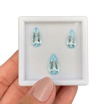Água Marinha Azul Gota SET 8,94ct Água Marinha Azul Gota SET 8,94ct