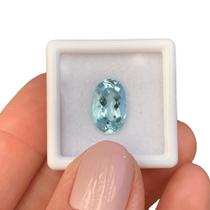 Água Marinha Azul Oval 3,52ct Água Marinha Azul Oval 3,52ct