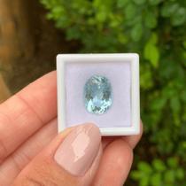 Água Marinha Azul Oval 5,44ct - SP GEMAS