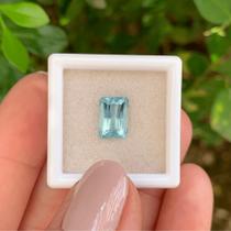 Água Marinha Azul Retangular 2,08ct (2)