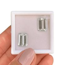 Água Marinha Baguete Par 11,55ct