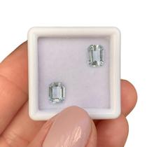 Água Marinha Baguete Par 1,64ct Água Marinha Baguete Par 1,64ct