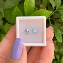 Água Marinha Brilhante Par 1,16ct